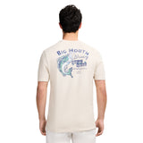 SALTWATER SHORT SLEEVE 
GRAPHIC TEE - OATMEAL HTR