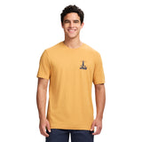 SALTWATER SHORT SLEEVE 
GRAPHIC TEE - OAK BUFF