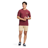 SALTWATER SHORT SLEEVE 
GRAPHIC TEE - VELVET MAROON