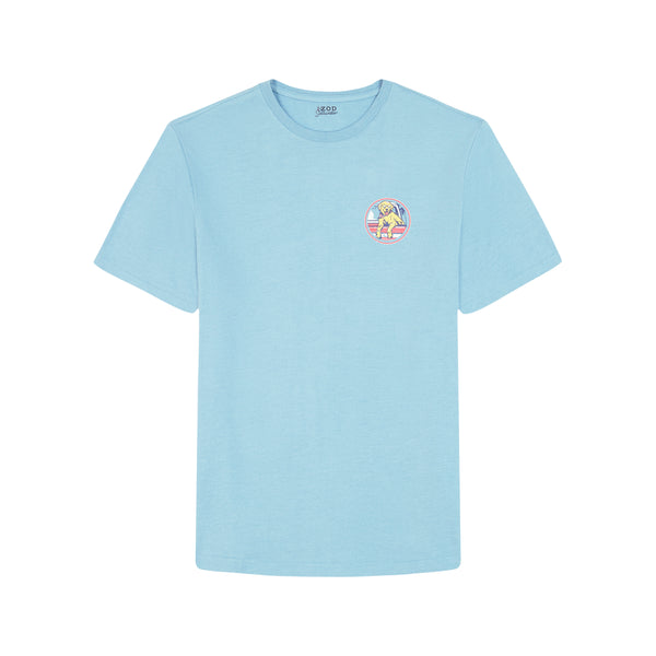 Saltwater Short Sleeve Graphic Tee - Delphinium Blue – IZOD
