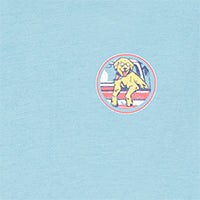 SALTWATER SHORT SLEEVE 
GRAPHIC TEE - DELPHINIUM BLUE