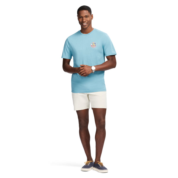 SALTWATER SHORT SLEEVE 
GRAPHIC TEE - DELPHINIUM BLUE