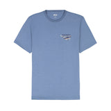 SALTWATER SHORT SLEEVE 
GRAPHIC TEE - MOONLIGHT BLUE