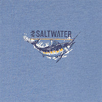 SALTWATER SHORT SLEEVE 
GRAPHIC TEE - MOONLIGHT BLUE