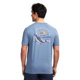 SALTWATER SHORT SLEEVE 
GRAPHIC TEE - MOONLIGHT BLUE