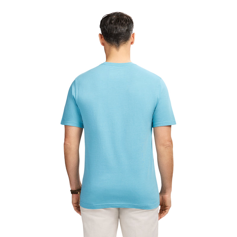 SALTWATER SOFT WASH 
POCKET CREW - DELPHINIUM BLUE