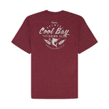 SALTWATER SHORT SLEEVE 
GRAPHIC TEE - VELVET MAROON