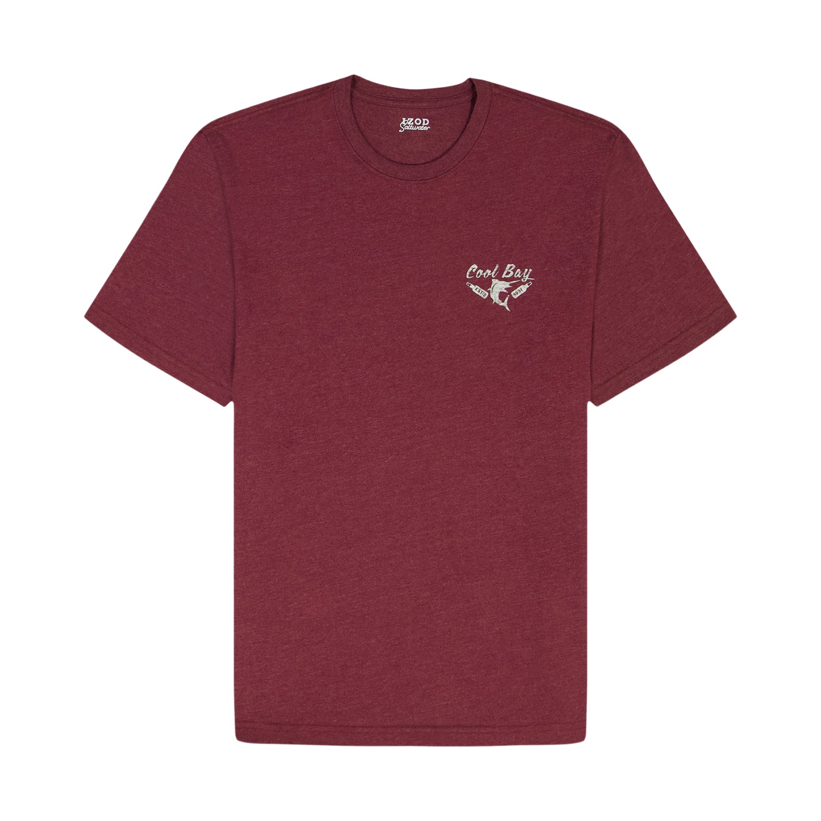 Saltwater Short Sleeve Graphic Tee - Velvet Maroon – IZOD