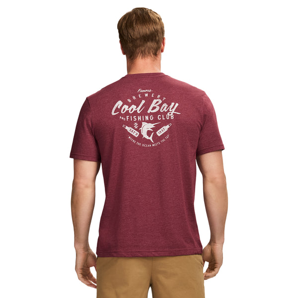 SALTWATER SHORT SLEEVE 
GRAPHIC TEE - VELVET MAROON