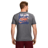 SALTWATER SHORT SLEEVE 
GRAPHIC TEE - CARBON HTHR