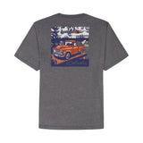 SALTWATER SHORT SLEEVE 
GRAPHIC TEE - CARBON HTHR