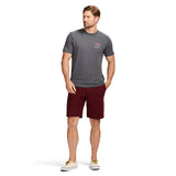 SALTWATER SHORT SLEEVE 
GRAPHIC TEE - CARBON HTHR