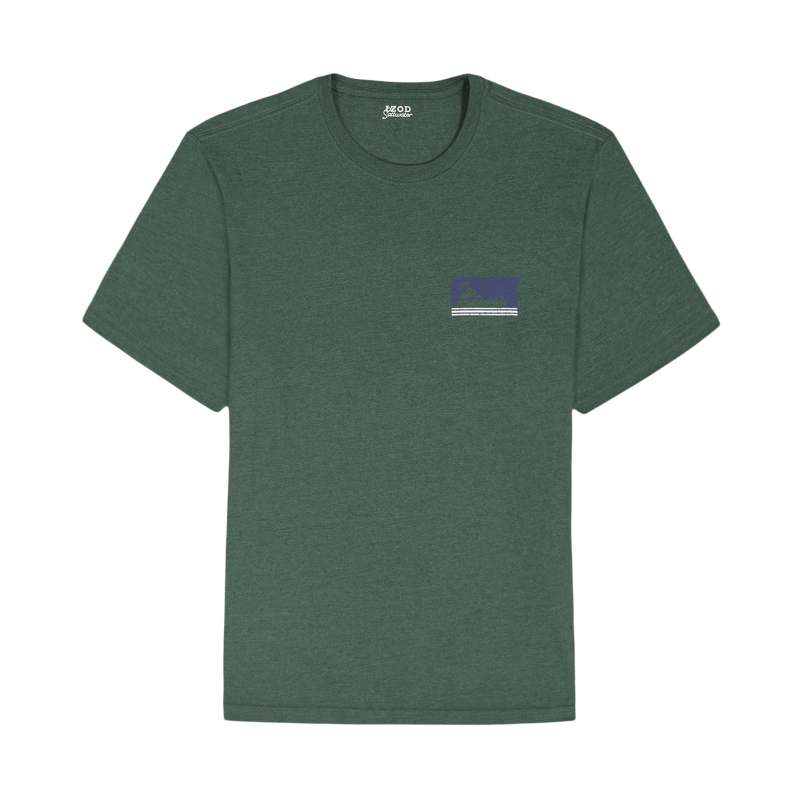 Saltwater Short Sleeve Graphic Tee - Trekking Green – IZOD