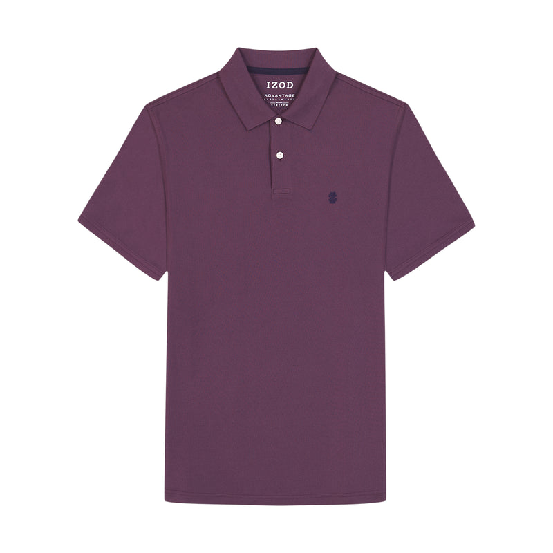 ADVANTAGE PERFORMANCE SHORT SLEEVE POLO - PLUM PERFECT