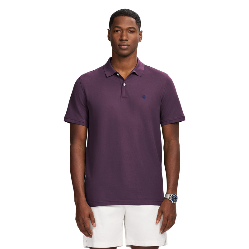ADVANTAGE PERFORMANCE SHORT SLEEVE POLO - PLUM PERFECT