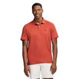 INTERLOCK SHORT 
SLEEVE POLO - BURNT HENNA