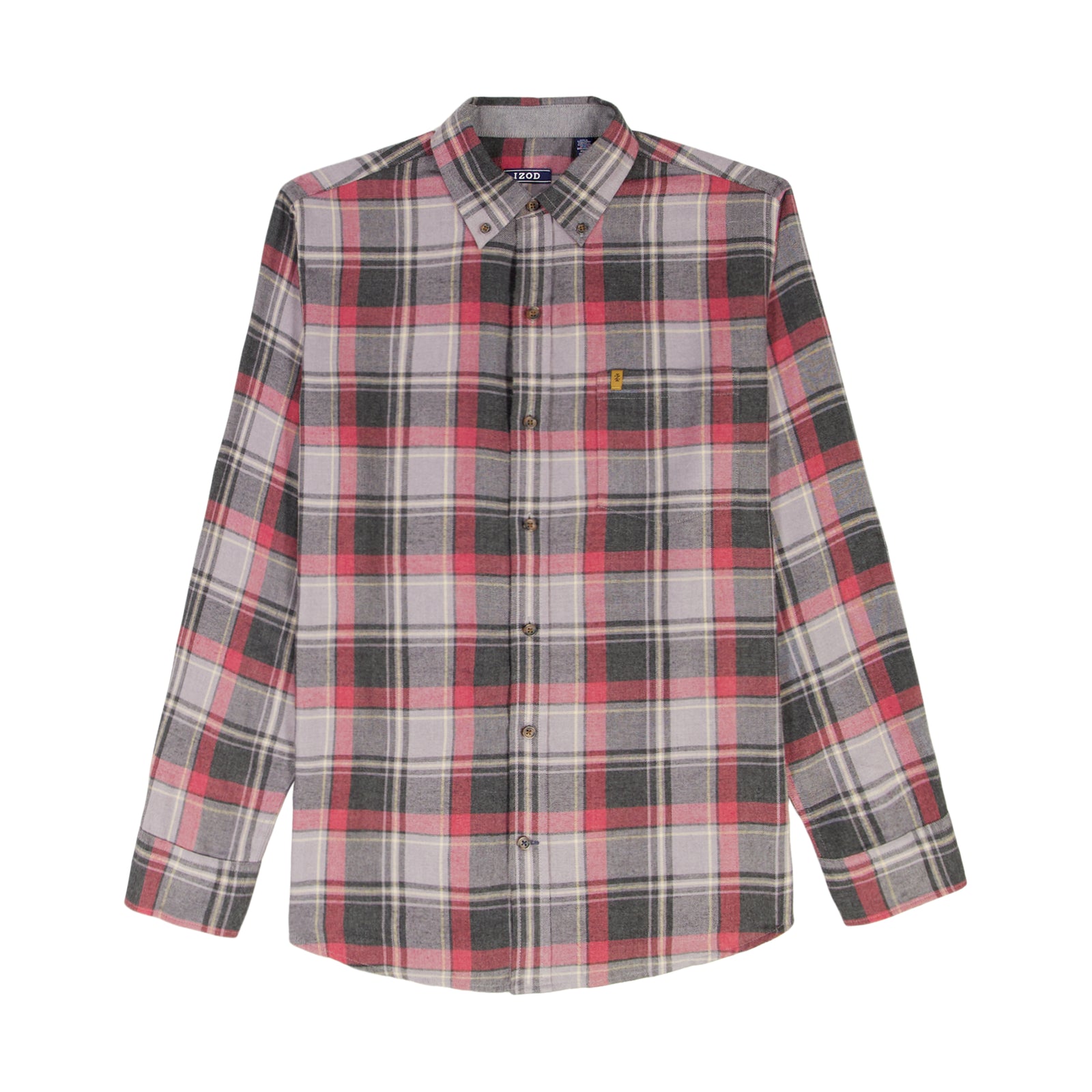 Stratton Flannel Long Sleeve Button Down Shirt - Night Owl – IZOD