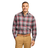 STRATTON FLANNEL LONG SLEEVE 
BUTTON DOWN SHIRT - NIGHT OWL