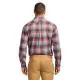 STRATTON FLANNEL LONG SLEEVE 
BUTTON DOWN SHIRT - NIGHT OWL