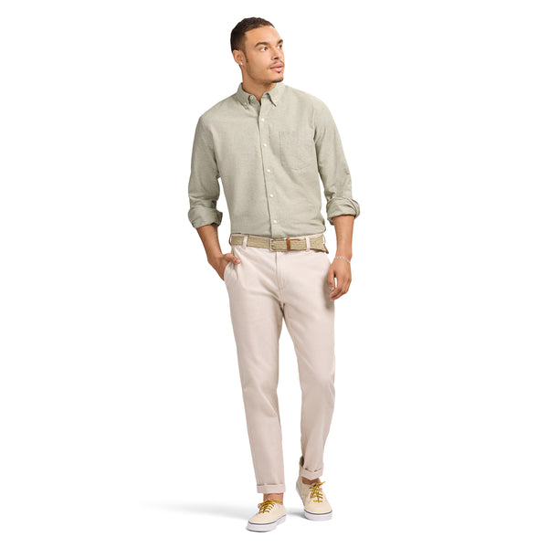 OXFORD LONG SLEEVE 
BUTTON DOWN SHIRT - THYME
