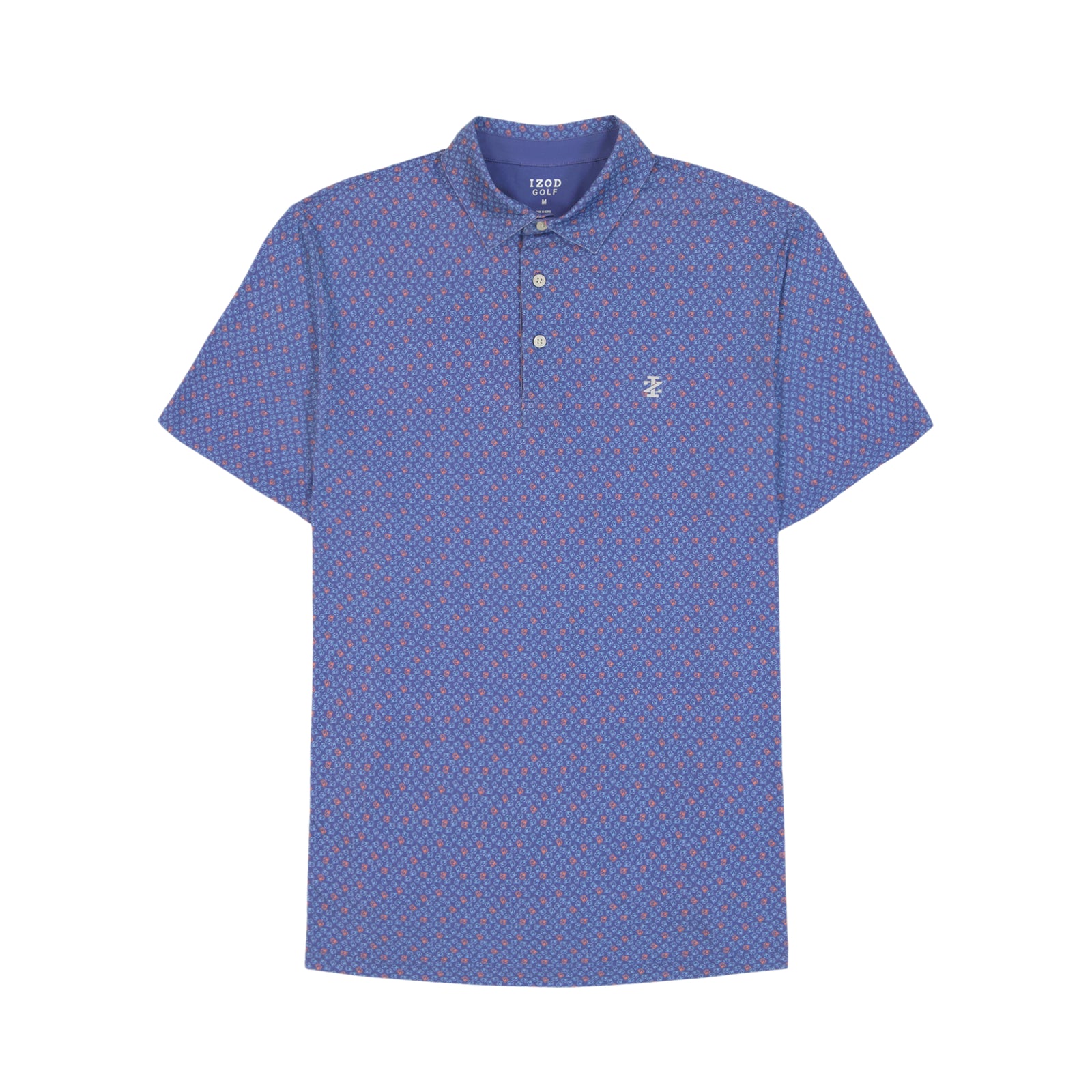 Golf Swingflex Elite Printed Polo - Skipper Blue – IZOD