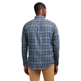 STRATTON FLANNEL LONG SLEEVE 
BUTTON DOWN SHIRT - MEDIEVAL BLUE