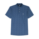 GOLF SWINGFLEX ELITE PRINTED POLO - NAVY BLAZER