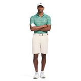 GOLF SWINGFLEX ELITE STRIPE POLO - BERYL GREEN
