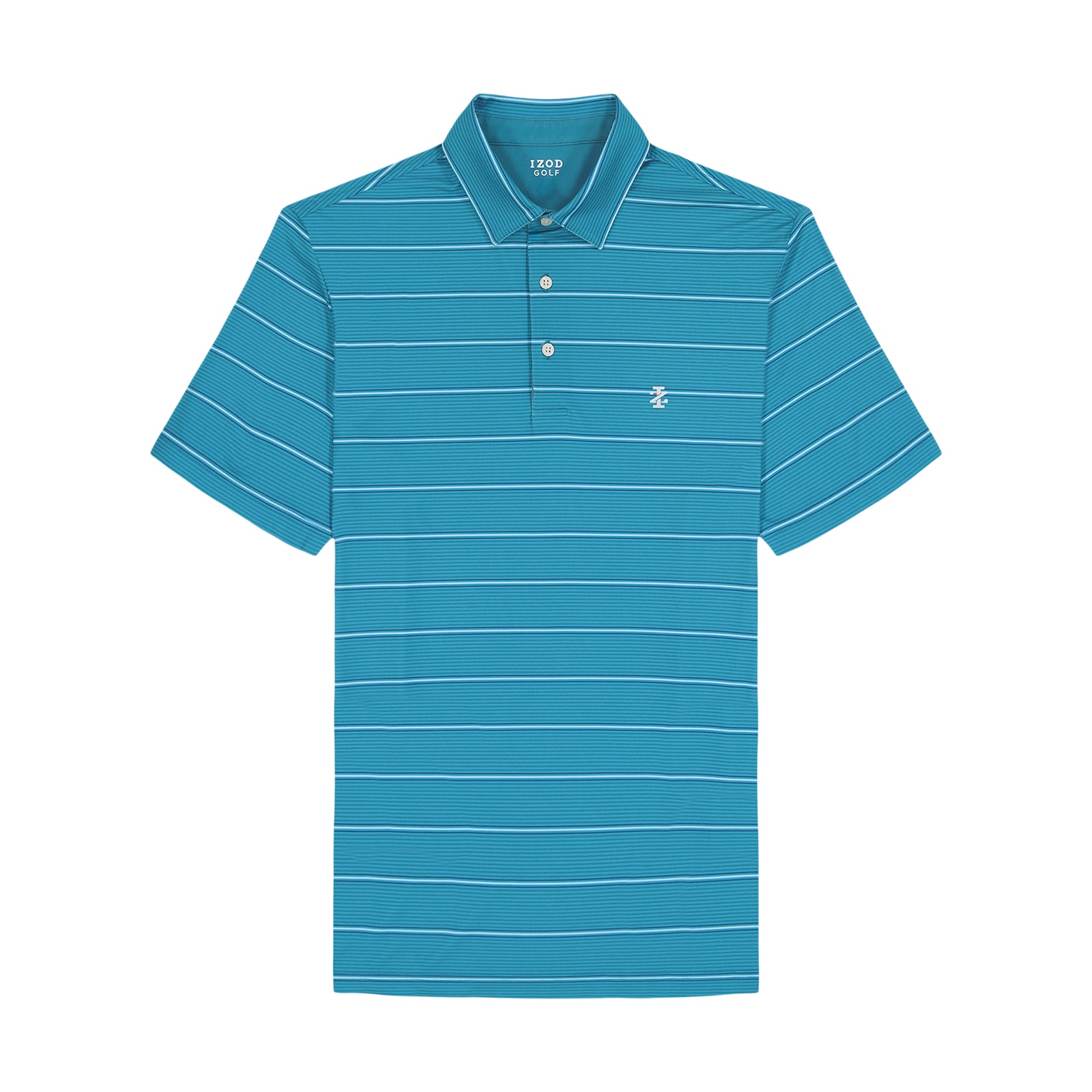Golf Swingflex Elite Stripe Polo - Blue Coral – IZOD
