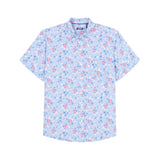 BREEZE 
SHORT SLEEVE BUTTON DOWN  - DELLA ROBBIA BLUE