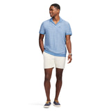 JOHNNY COLLAR TEXTURED 
KNIT POLO - MOONLIGHT BLUE