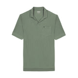 JOHNNY COLLAR TEXTURED 
KNIT POLO - LAUREL WREATH