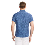 BREEZE 
SHORT SLEEVE BUTTON DOWN  - MEDIEVAL BLUE
