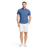 BREEZE 
SHORT SLEEVE BUTTON DOWN  - MEDIEVAL BLUE