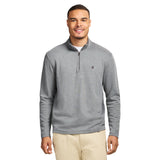 PERFORMANCE COMFORT STRIPED QUARTER ZIP - SMOKE