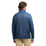 PERFORMANCE COMFORT STRIPED QUARTER ZIP - NAVY