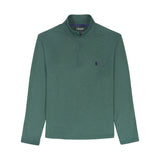 BIG & TALL PERFORMANCE COMFORT STRIPED QUARTER ZIP - FOREST