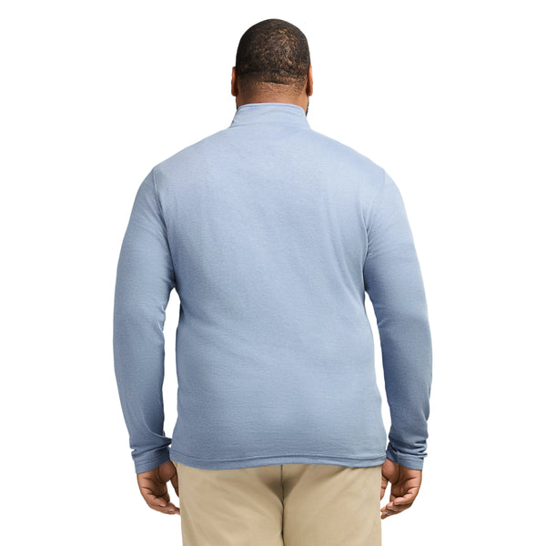Big & Tall Performance Comfort Striped Quarter Zip - Blue – IZOD