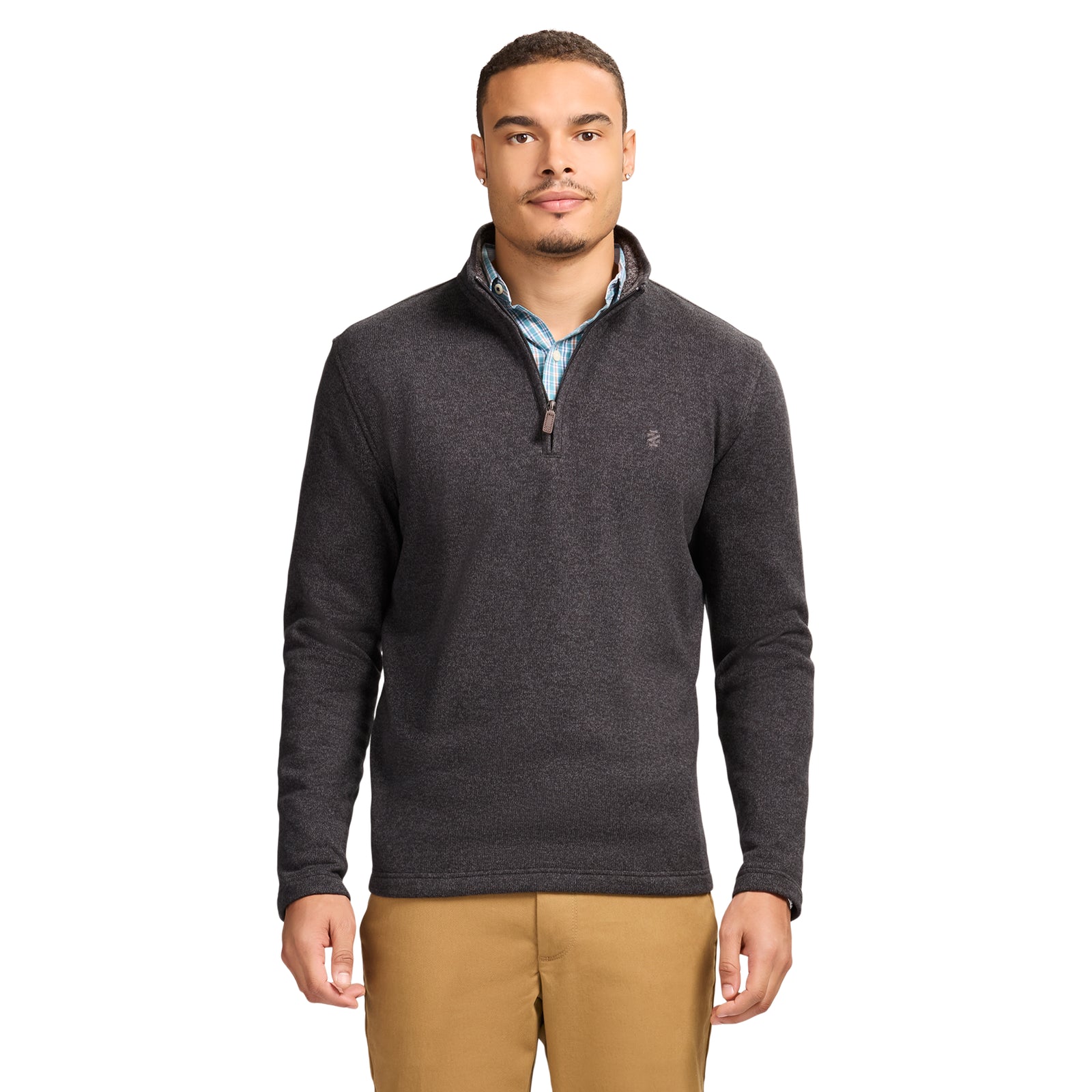 Thermasoft Sweater Fleece Quarter Zip - Black – IZOD