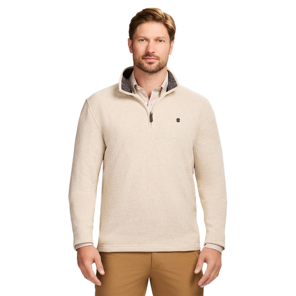 THERMASOFT SWEATER FLEECE 
QUARTER ZIP - ROCK HTHR