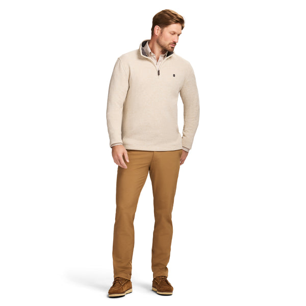THERMASOFT SWEATER FLEECE 
QUARTER ZIP - ROCK HTHR