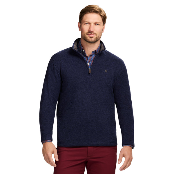 THERMASOFT SWEATER FLEECE 
QUARTER ZIP - NAVY BLAZER