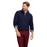 THERMASOFT SWEATER FLEECE 
QUARTER ZIP - NAVY BLAZER