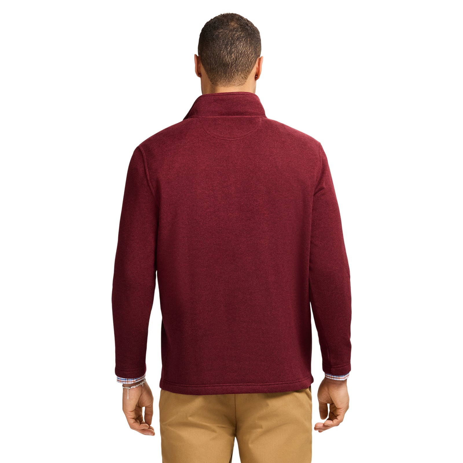 Thermasoft Sweater Fleece Quarter Zip - Velvet Maroon – IZOD
