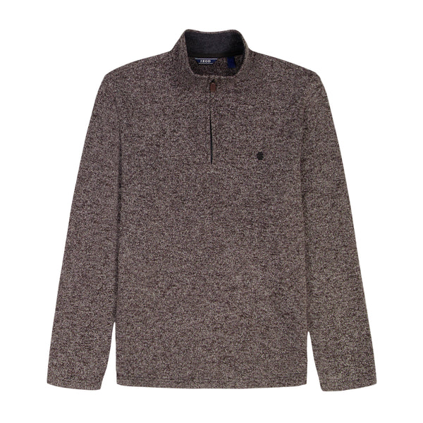 Big & Tall Thermasoft Sweater Fleece Quarter Zip - Carbon Hthr – IZOD