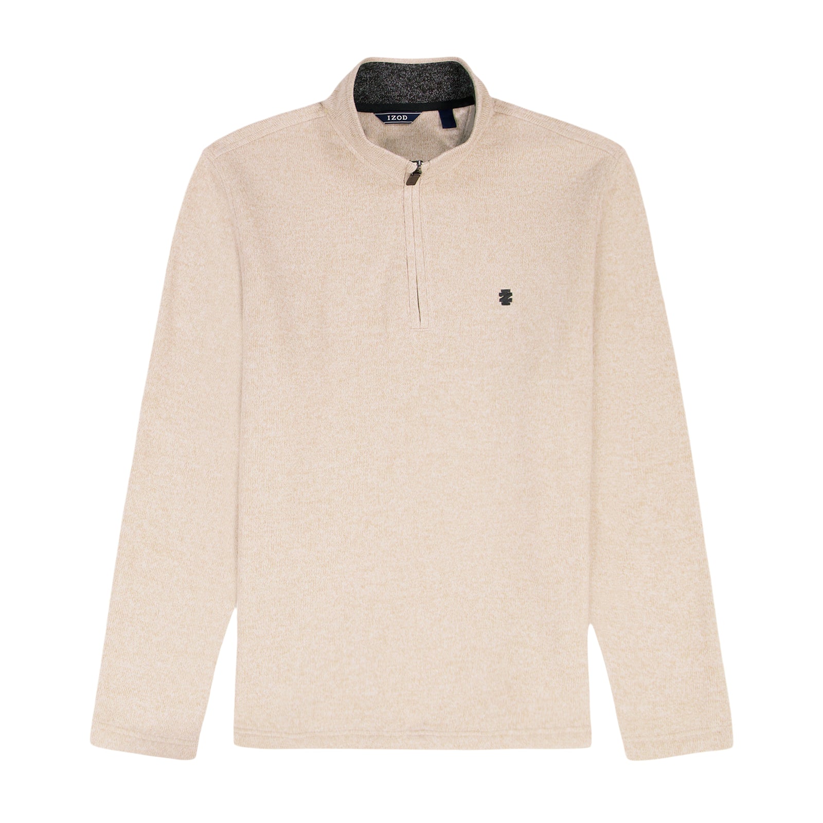 Big Tall Thermasoft Sweater Fleece Quarter Zip Rock Hthr – IZOD