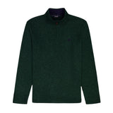 BIG & TALL THERMASOFT SWEATER FLEECE QUARTER ZIP - RAIN FOREST