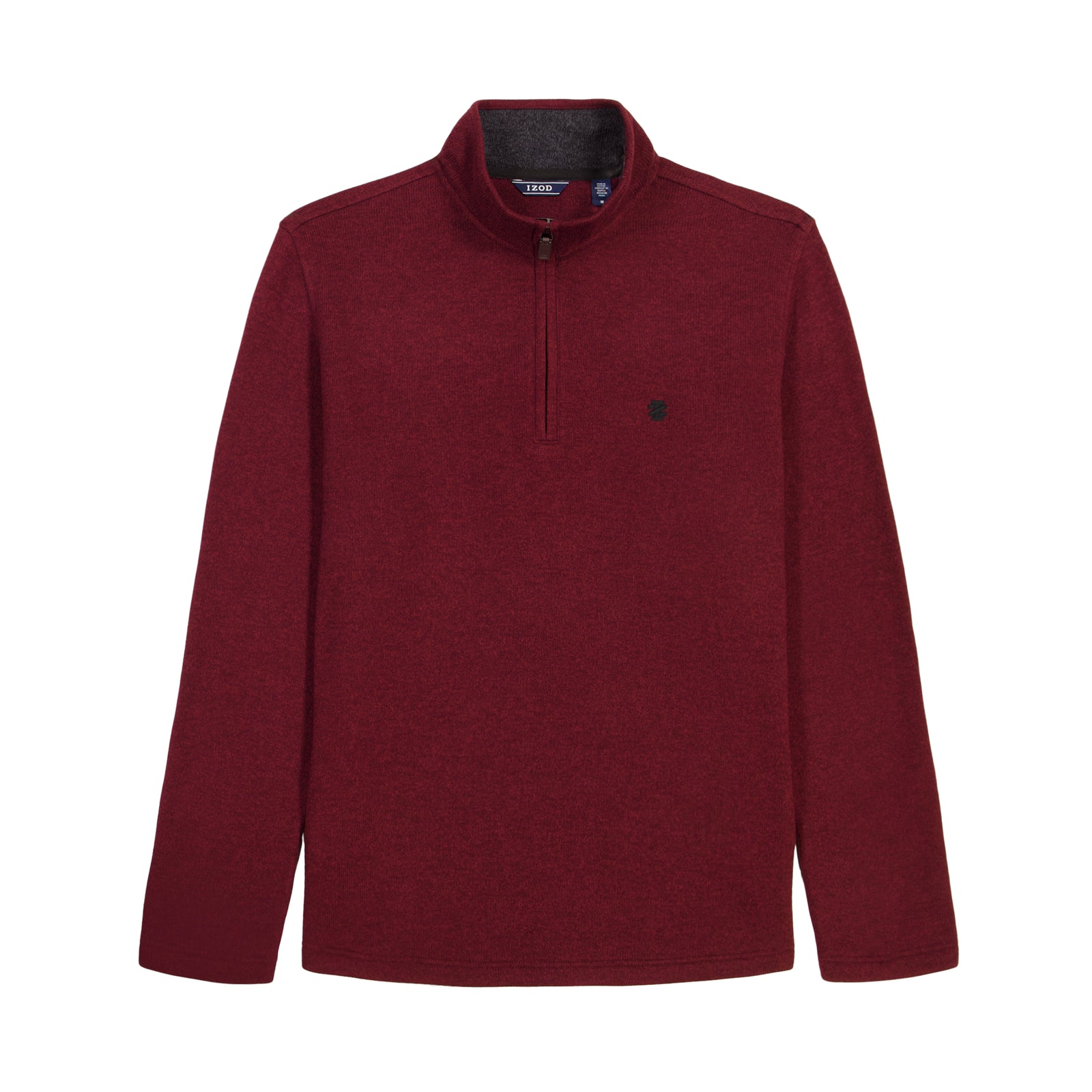 Big & Tall Thermasoft Sweater Fleece Quarter Zip - Velvet Maroon