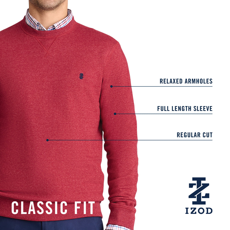 ADVANTAGE PERFORMANCE CREWNECK FLEECE - DELLA ROBBIA BLUE