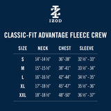 ADVANTAGE PERFORMANCE CREWNECK FLEECE - DELLA ROBBIA BLUE